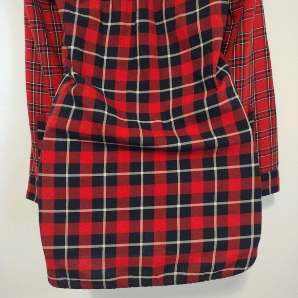Madewell - Ex Boyfriend Mixed Plaid Patchwork Shirt - Picture 12 of 16